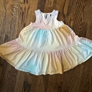 Tea Collection Pastel Rainbow Dress